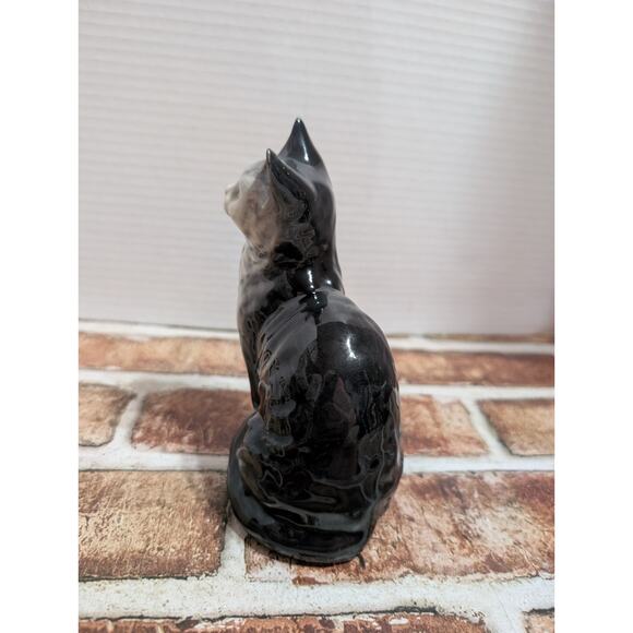 Vintage Beswick Seated Sitting Porcelain Ceramic Cat Figurine # 1030 England - Picture 4 of 7